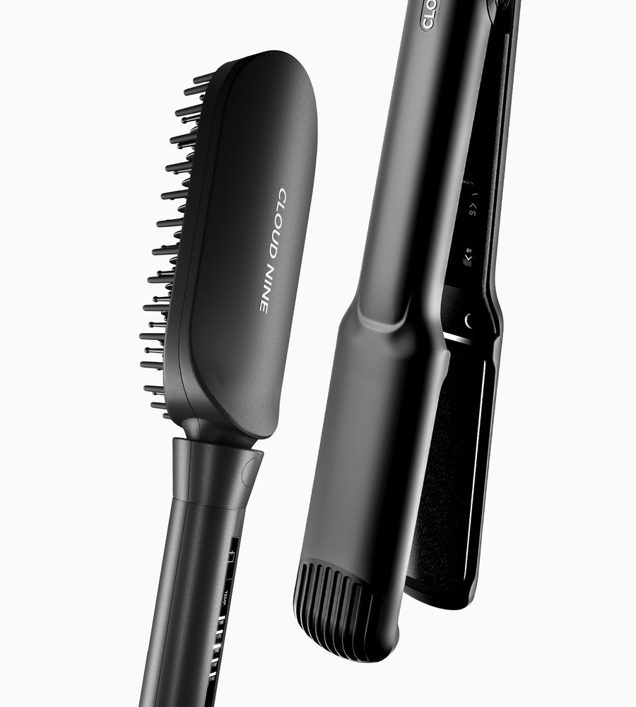 Wide Iron e Hot Brush Styling Set